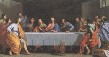 Philippe de Champaigne La Petite Cene (The Last Supper) (san 05) Sweden oil painting art